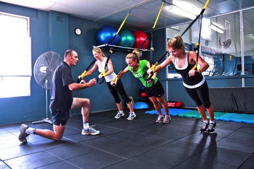 Group Personal Training at a Gym