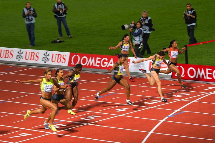 100m women Golden League 2007 in Zurich