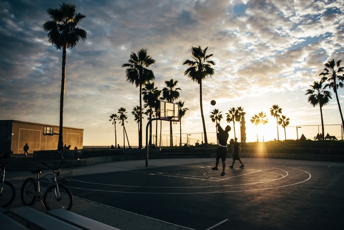 Basketball basketball court beach 305244